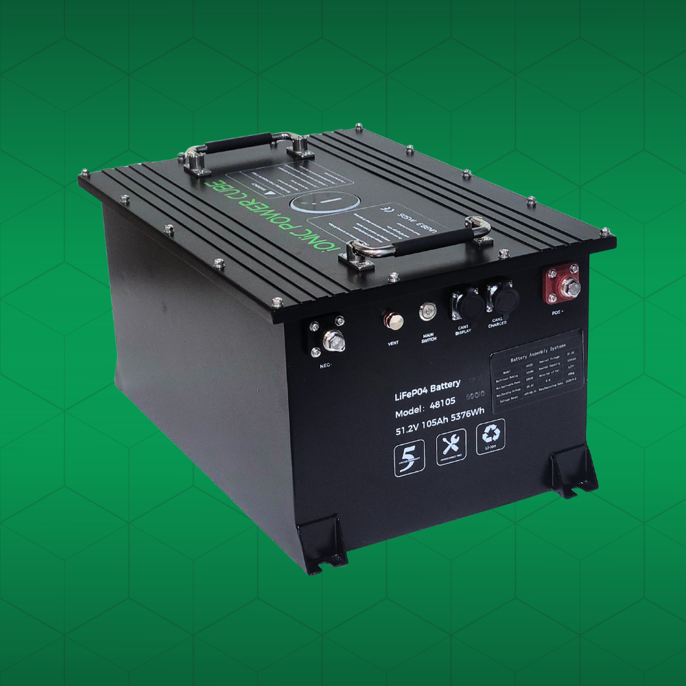 Ionic Power Cube Lithium Battery Golf Cart 48v 105ah battery for sale aftermarket high quality